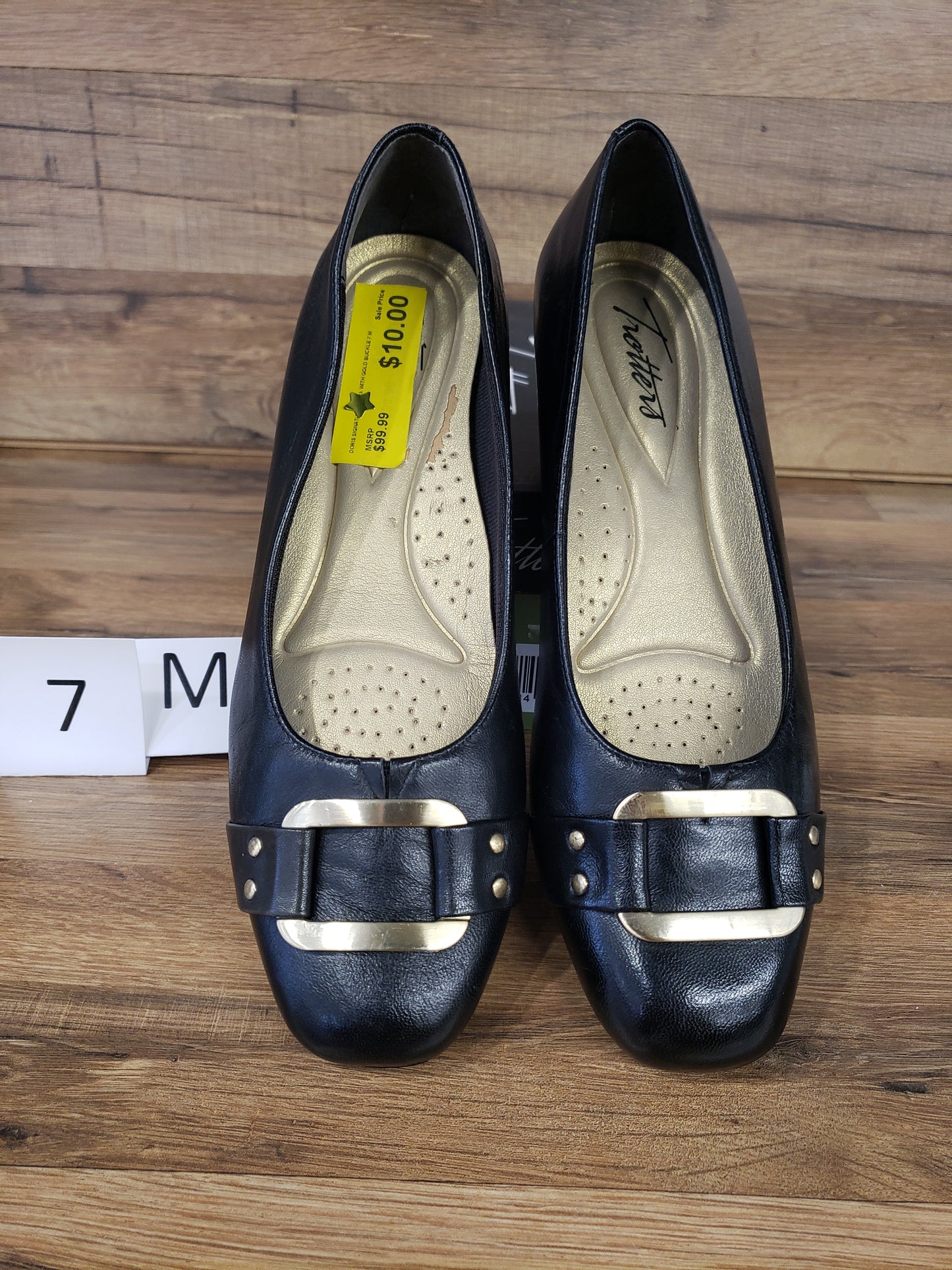 Doris Signature Black/ Gold Buckle