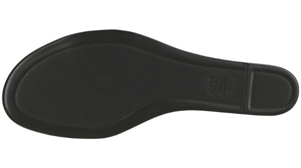 Allen's Bootery Aurora carbon black sandal sole with textured grip and shock-absorbing design