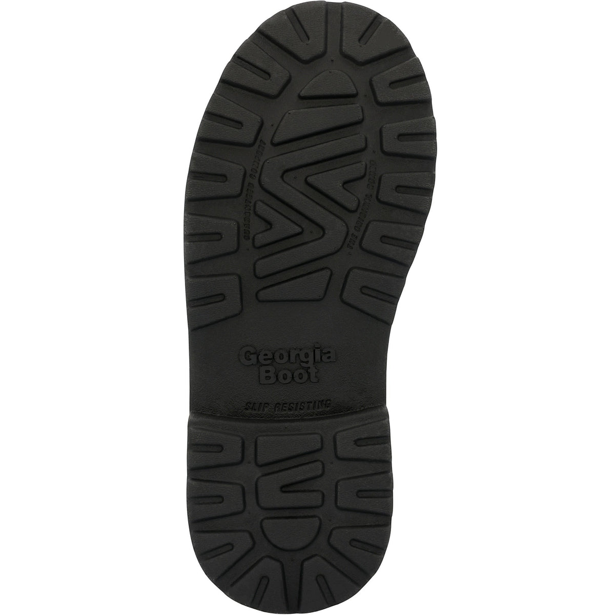 Allen's Bootery Georgia Boot kids' Romeo SuperLyte black slip-resistant rubber outsole with deep traction tread