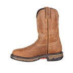 Allen's Bootery Georgia Boot Carbo-tec waterproof composite toe work boot in brown leather with square toe design