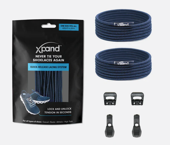 Xpand Laces Quick Release Navy Blue