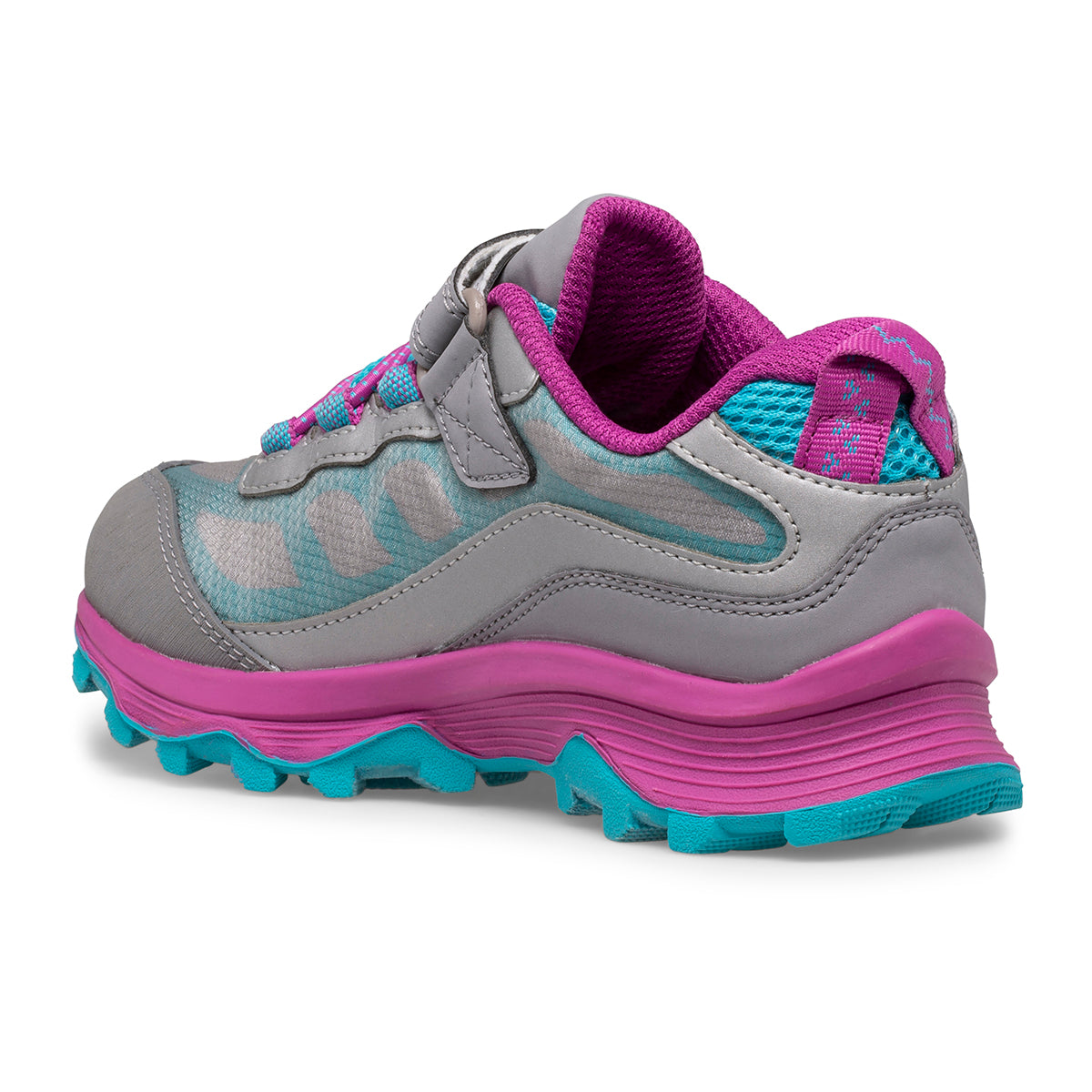 Little Kid's MOAB A/C Waterproof - GREY/TURQ