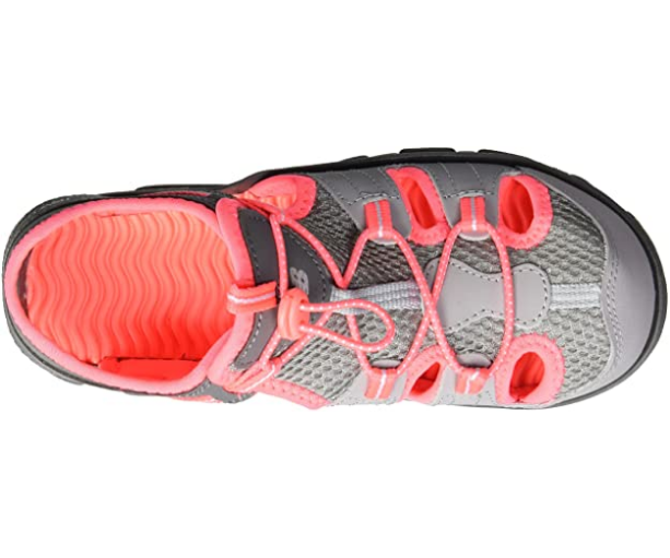 Little Kid's Adirondack Sandle Grey/Coral