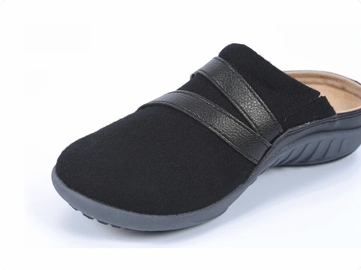Ashton Wool Slide Black