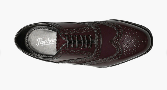 Lexington- Burgundy Wing Tip