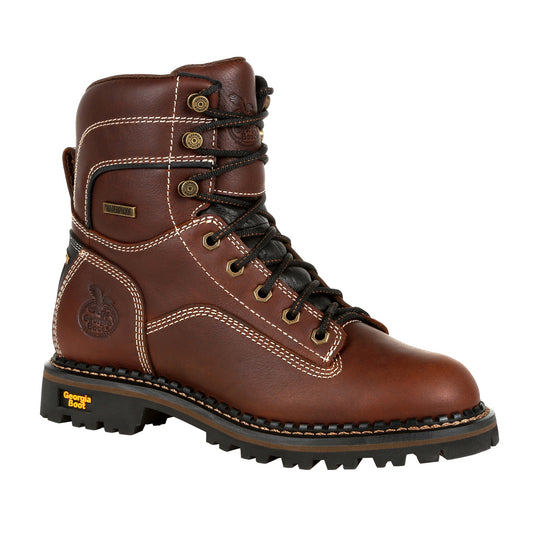 Women's  AMP LT Logger Alloy Toe Waterproof Low Heel Logger Boot