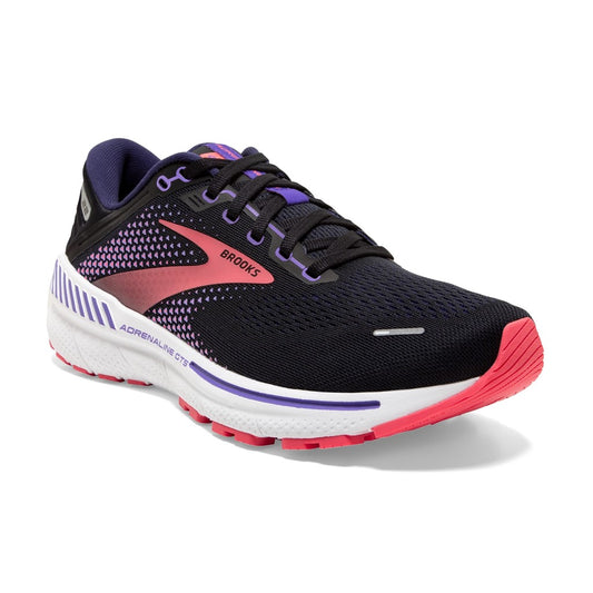 Women's Adrenaline GTS 22 - 080 Black/Purple/Coral