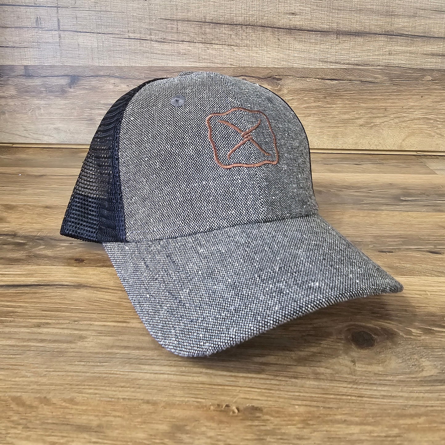 Twisted X Mesh Hat- Dust