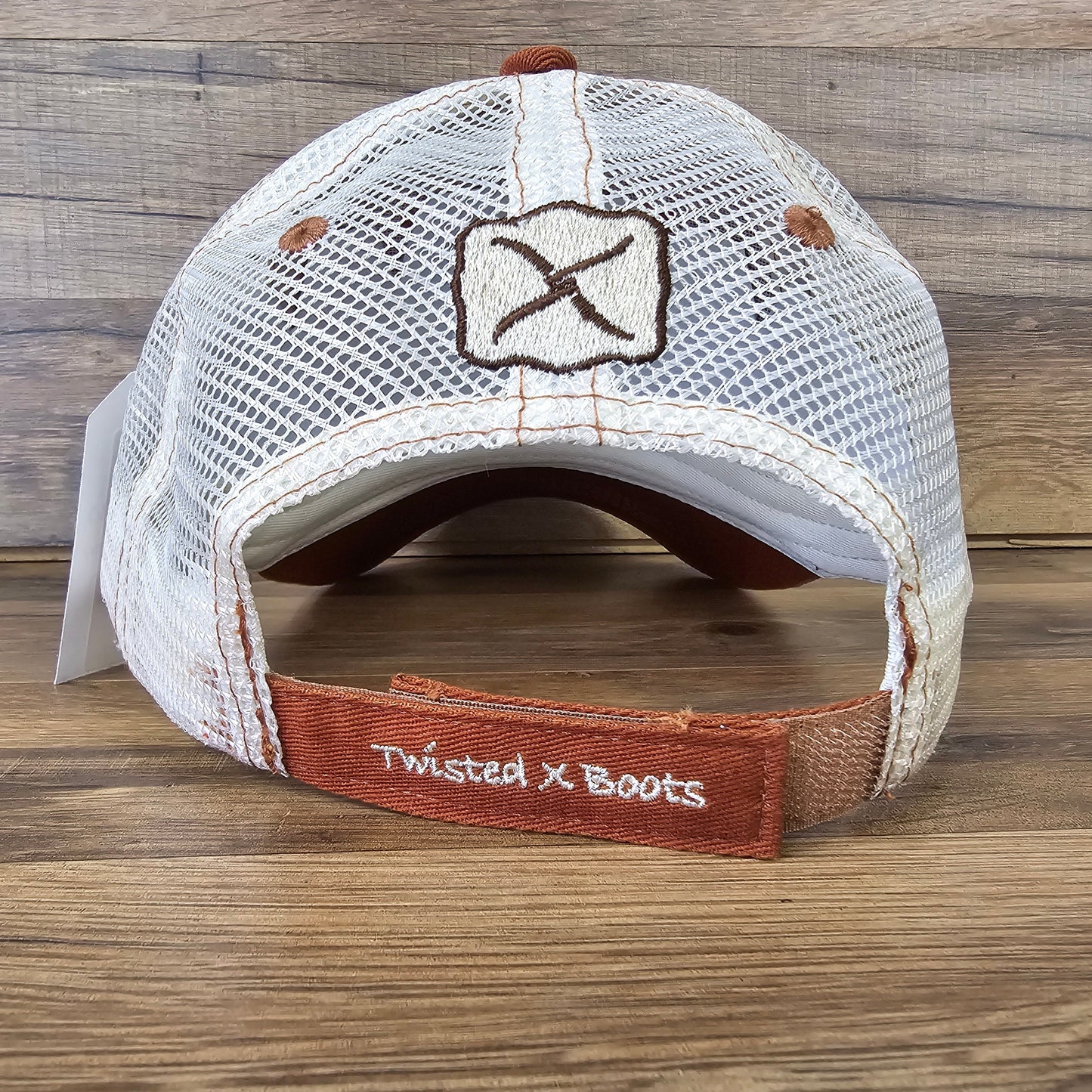 Twisted X Mesh Hat - Orange