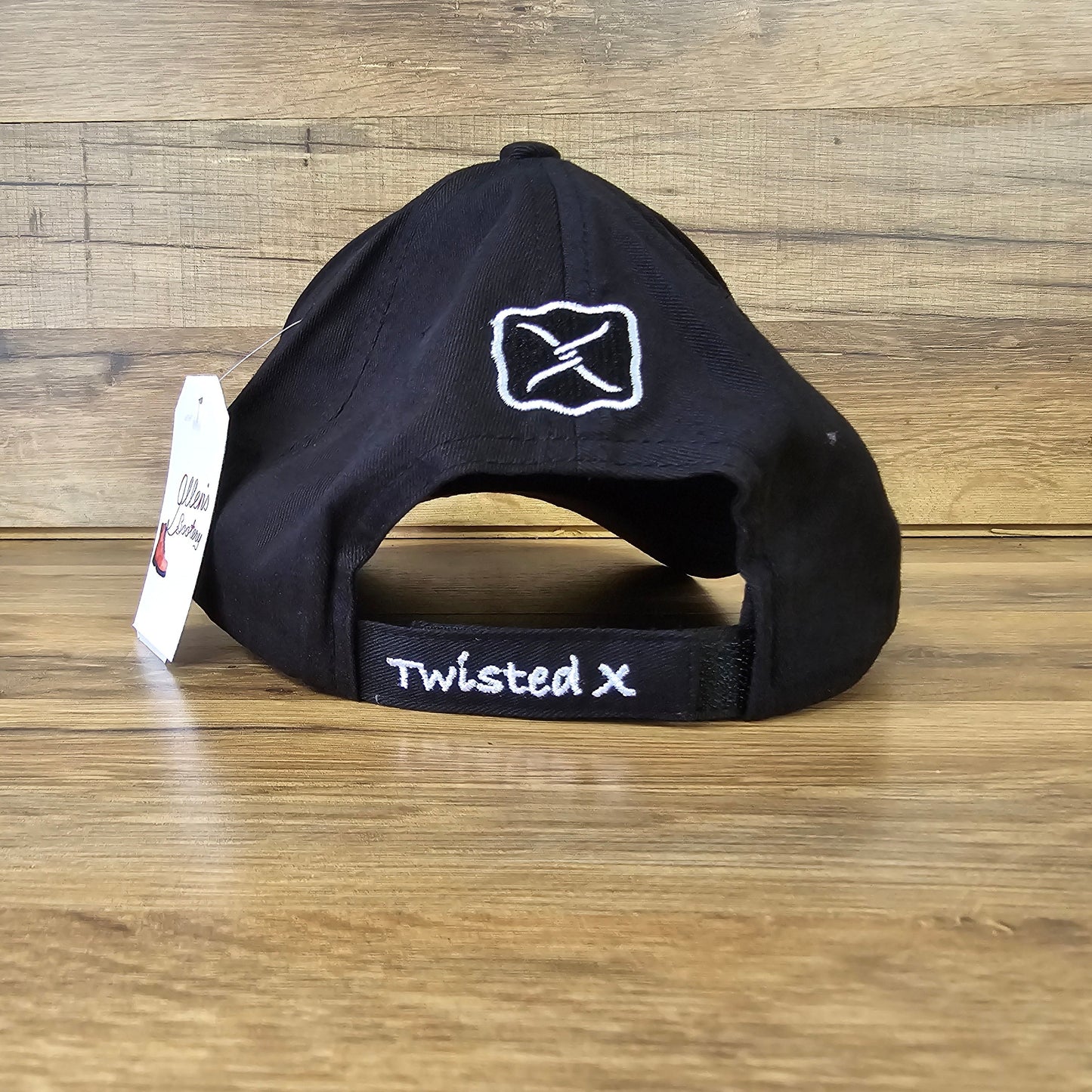 Twisted X Black Ball Cap with Skull