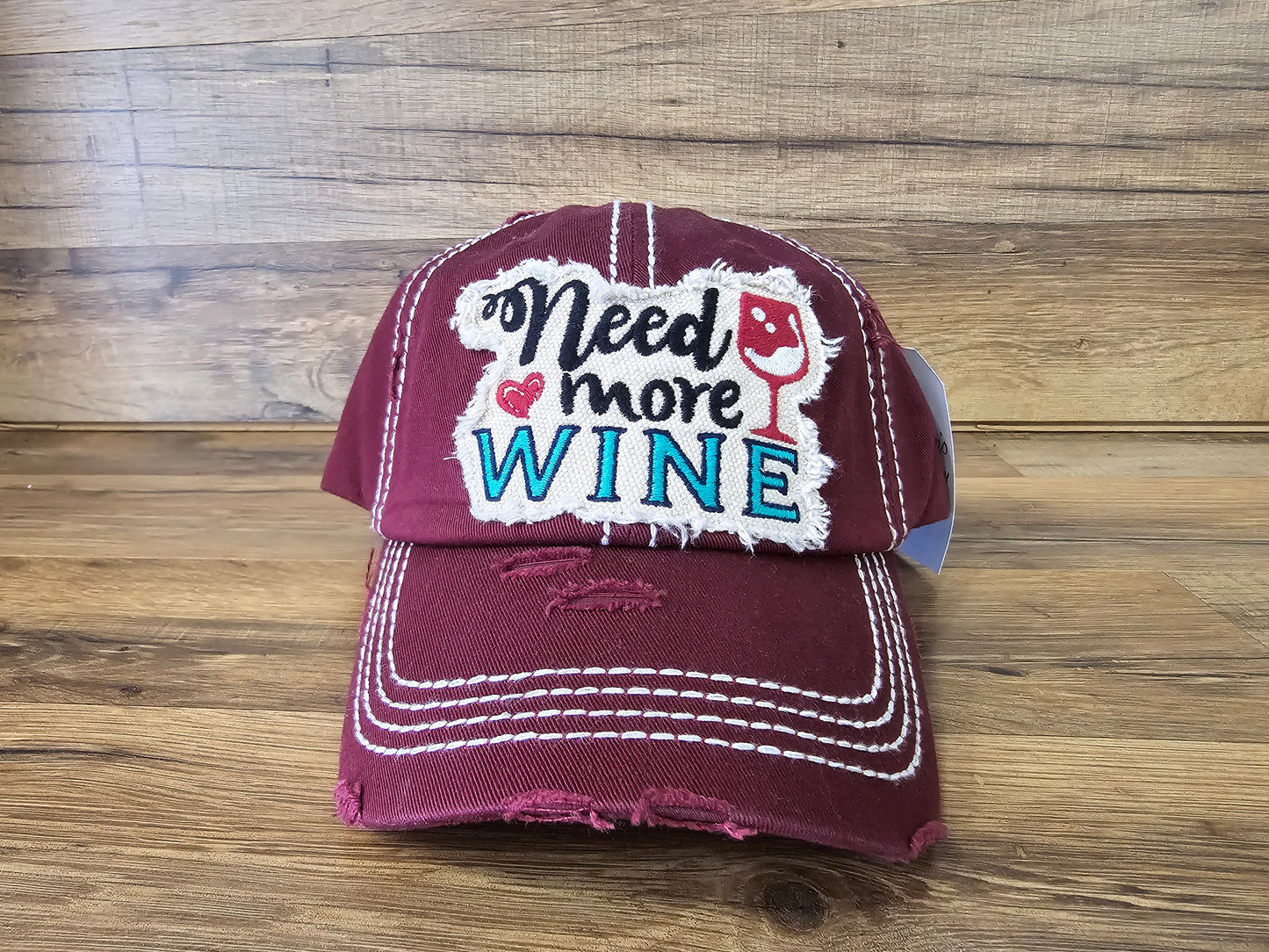 NEED MORE WINE HAT WINE