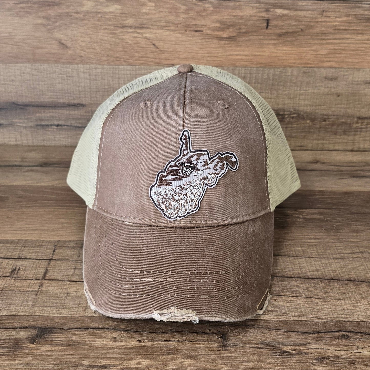 Monarch Butterfly Patch Hat