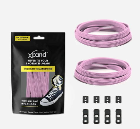 Xpand Laces Original No Tie Soft Pink