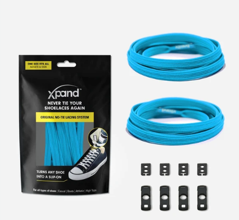 Xpand Laces Original No Tie Sky Blue