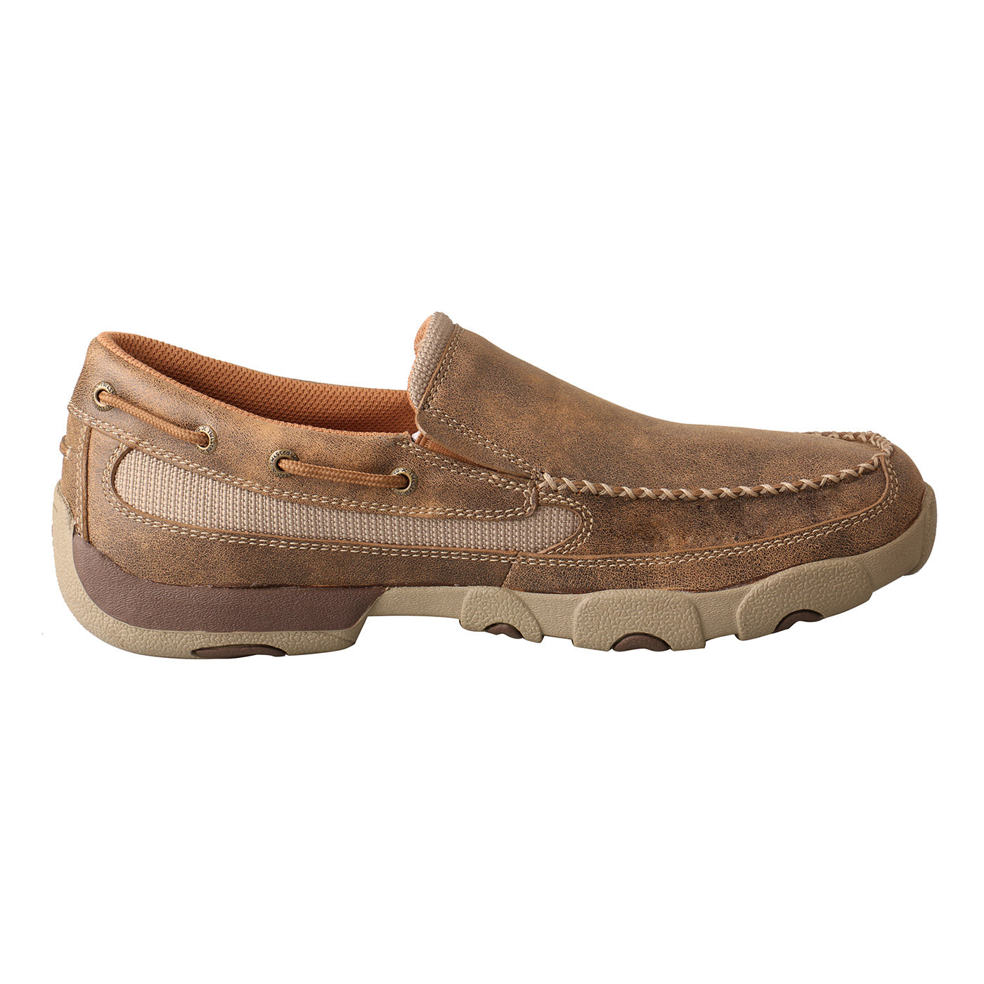 Slip-On Driving Moc Brown Bomber Slip On