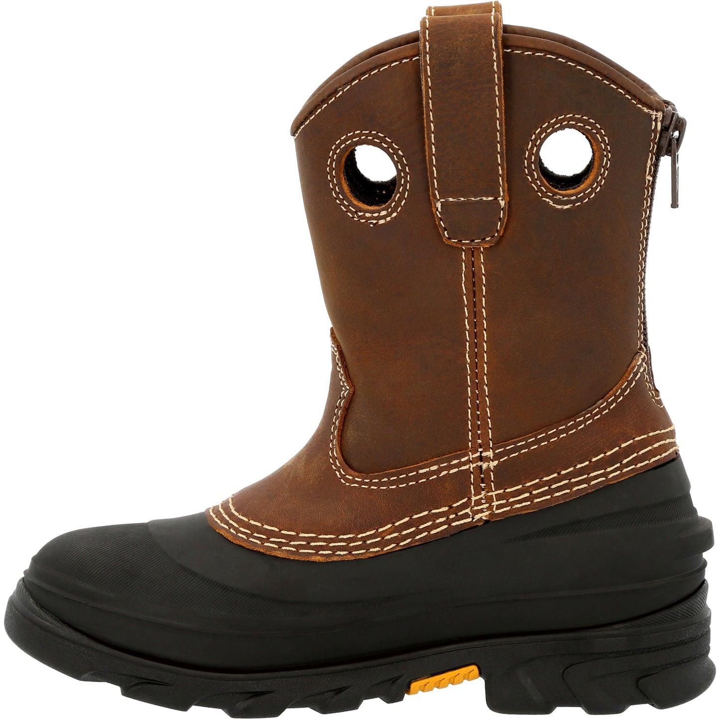 Little Kid's Muddog Black & Leather