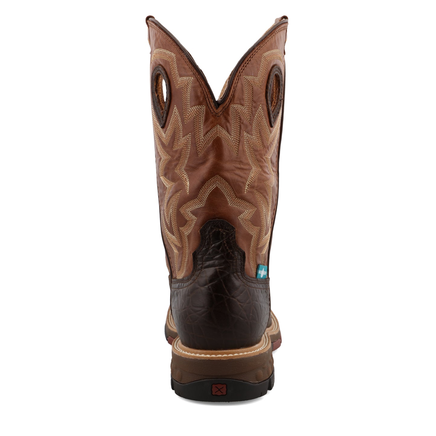 12" Western Alloy Toe Work Boot Chocolate & Spice