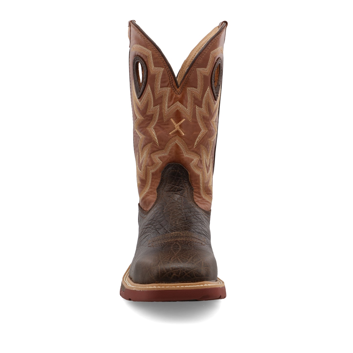 12" Western Alloy Toe Work Boot Chocolate & Spice