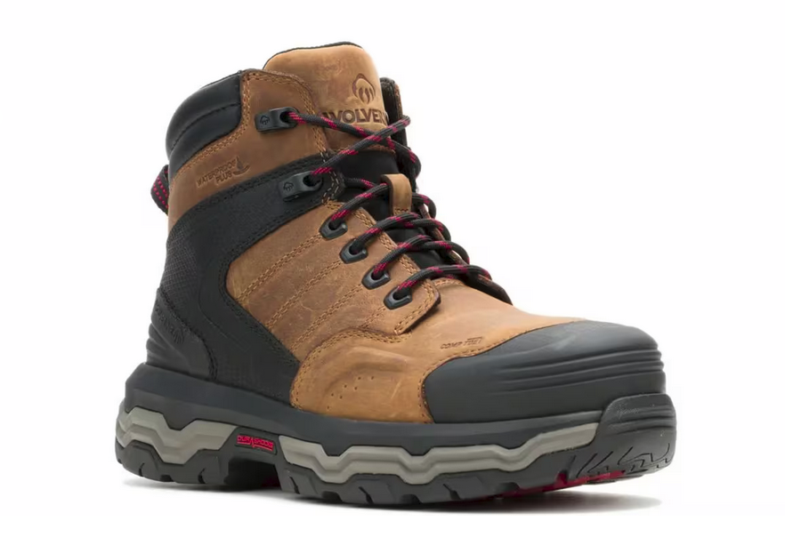 Men's Alpha ft Wolverine Infinity System 6" CarbonMax® Work Boot Dark Tan
