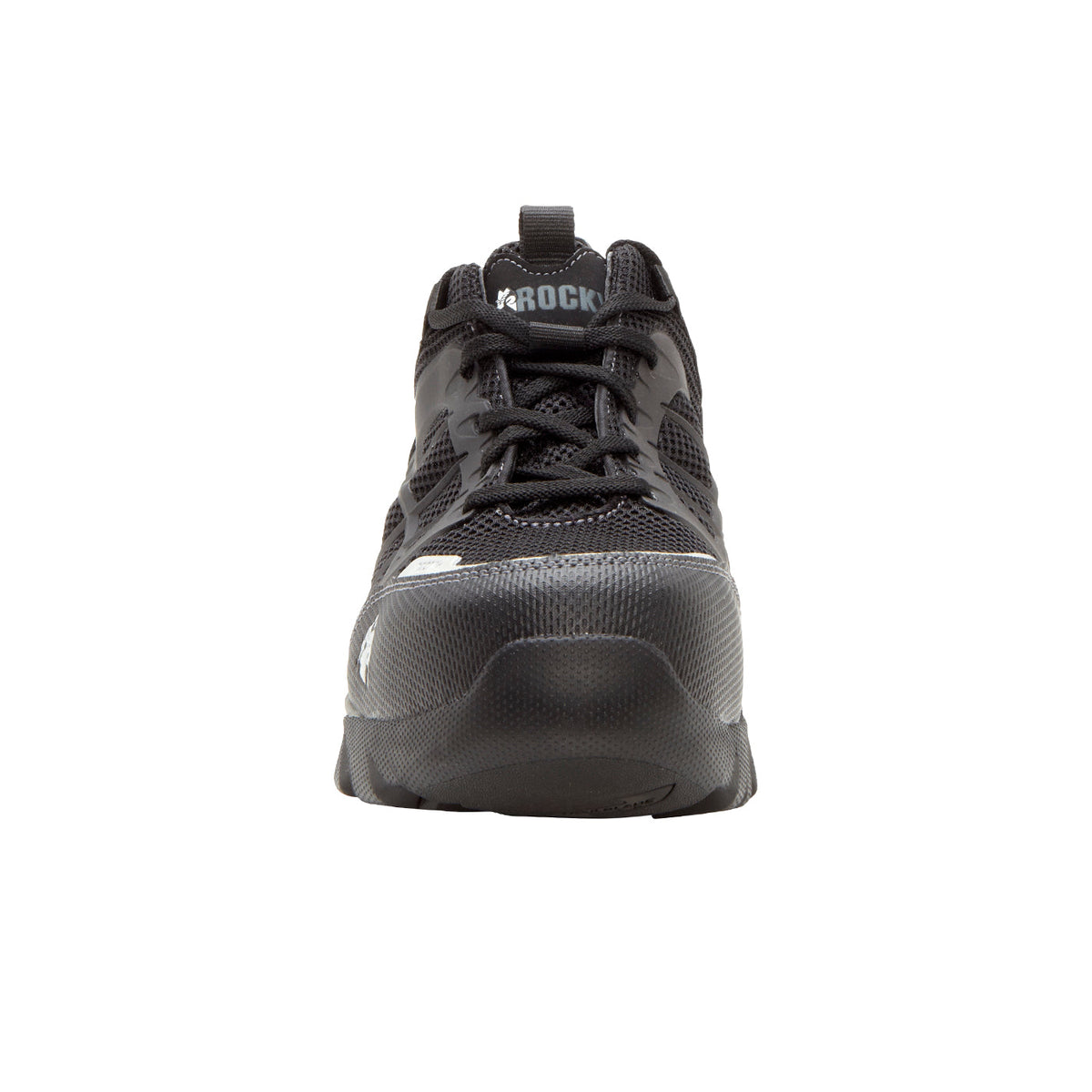 Allen's Bootery Rocky TrailBlade black composite toe waterproof athletic work shoe with reflective toe detail