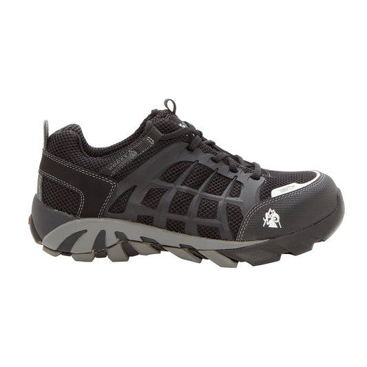 Allen's Bootery Rocky TrailBlade black waterproof composite toe athletic work shoe with reflective toe detail