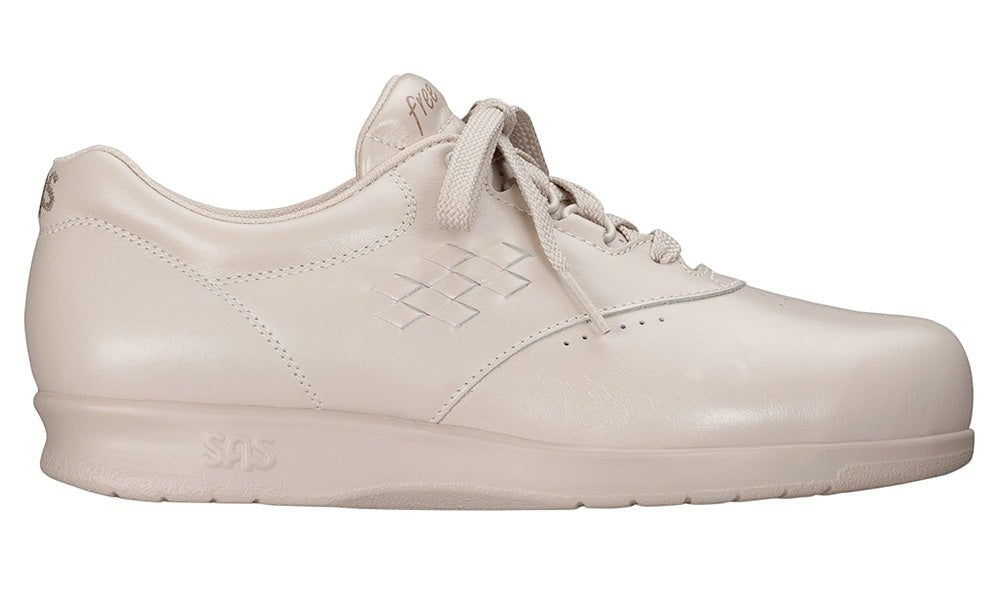 Allen's Bootery SAS FREETIME bone leather walking shoe with cushioned sole and EZ Lace system