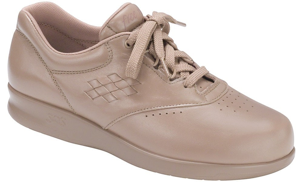 Allen's Bootery SAS Freetime mocha leather walking shoe with EZ Lace system and cushioned sole