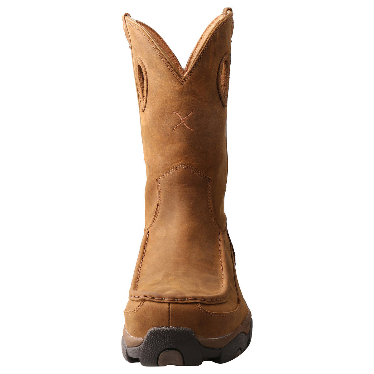 Allen's Bootery Twisted X men's brown full-grain leather waterproof pull-on hiker work boot with composite toe
