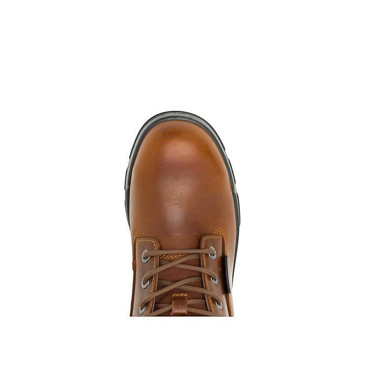 Allen's Bootery Wolverine DuraShocks Icon tan waterproof leather work boot with composite toe and lace-up front