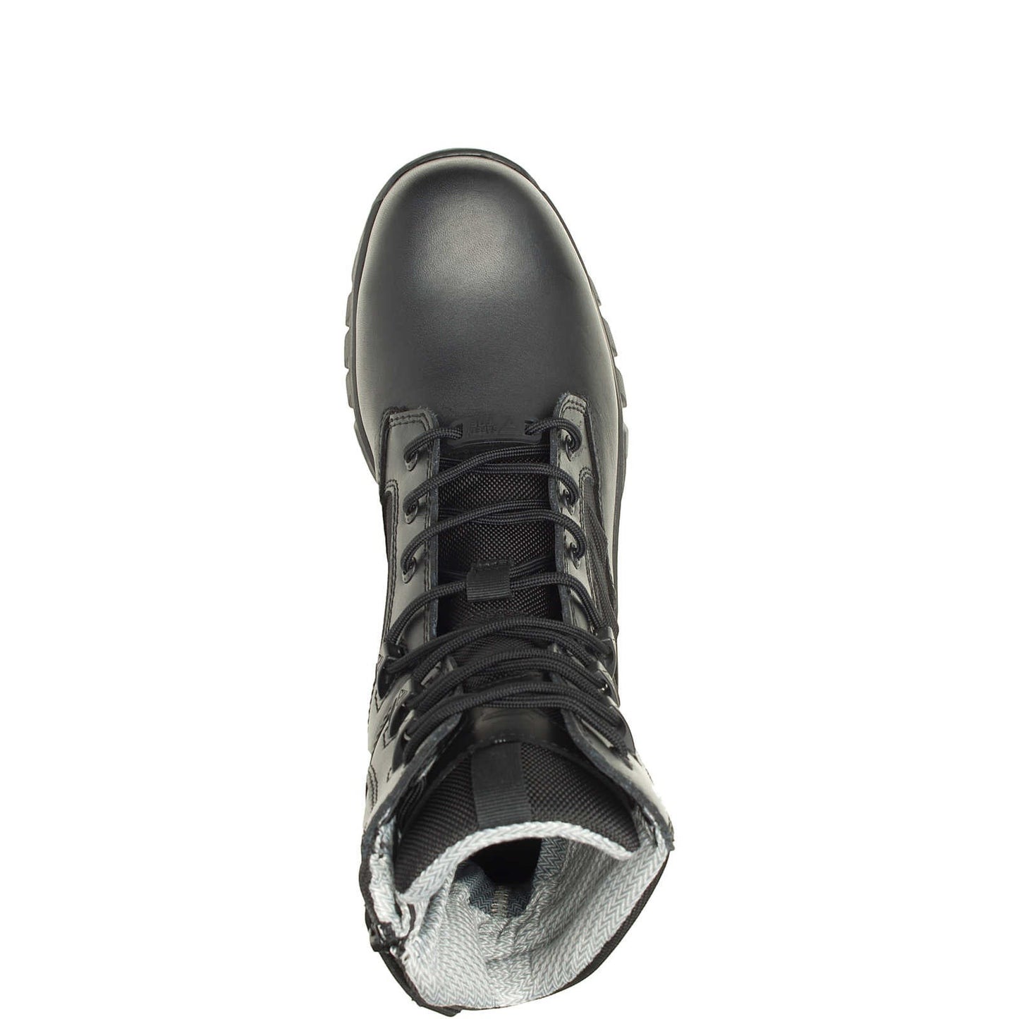 Allen's Bootery black GX X2 tall tactical boot with carbon nano toe, side zip, and waterproof DRYGuard+ technology.