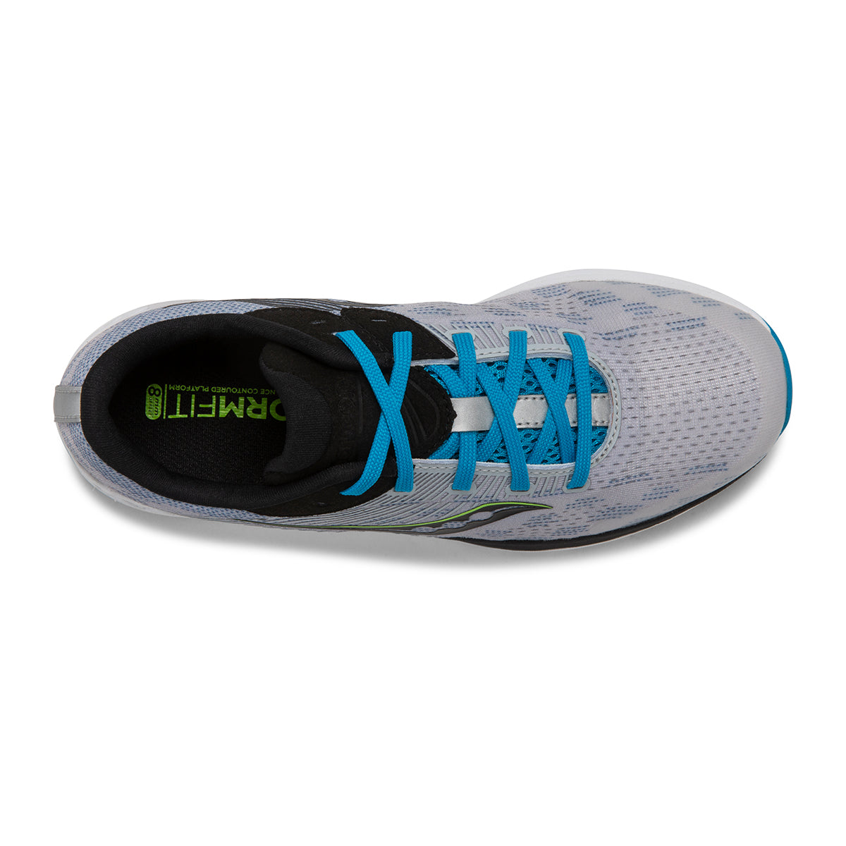 Allen's Bootery Big Kid's Guide running shoe in blue and black with a lightweight mesh upper and lace-up closure.