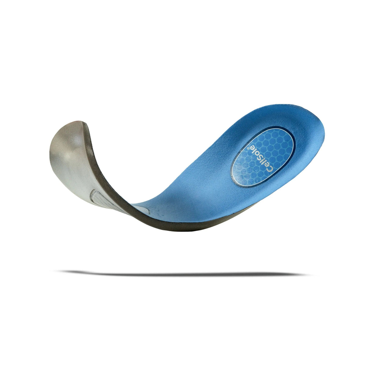Allen's Bootery CellSole blue comfort insole with pressure-point technology for customized arch and heel support