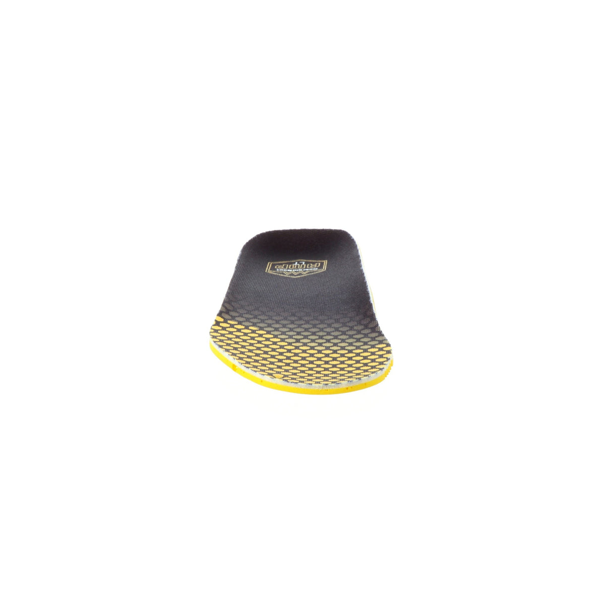 Allen's Bootery Georgia Boot AMP Lite memory foam insole with black and yellow gradient honeycomb pattern