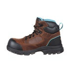 Allen's Bootery Georgia Boot Blue Collar brown leather waterproof composite toe work boot with lugged rubber outsole