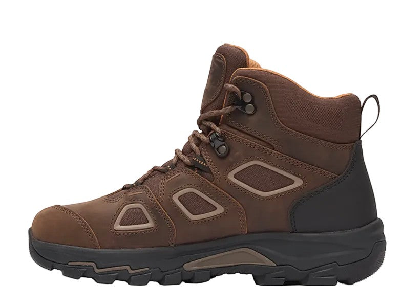 Allen's Bootery brown Georgia TrailPoint hiker work boot with carbon toe, leather upper, and rugged rubber outsole.