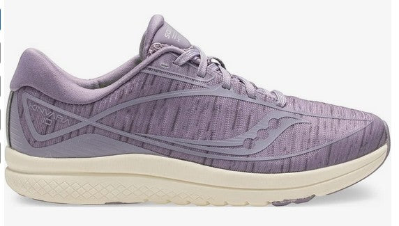 Allen's Bootery Little Kid's Kinvara lilac running shoe with lightweight PWRRUN cushioning and lace closure.
