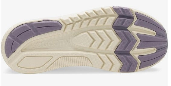 Allen's Bootery Little Kid's Kinvara Lilac running shoe outsole with beige and lilac rubber tread.