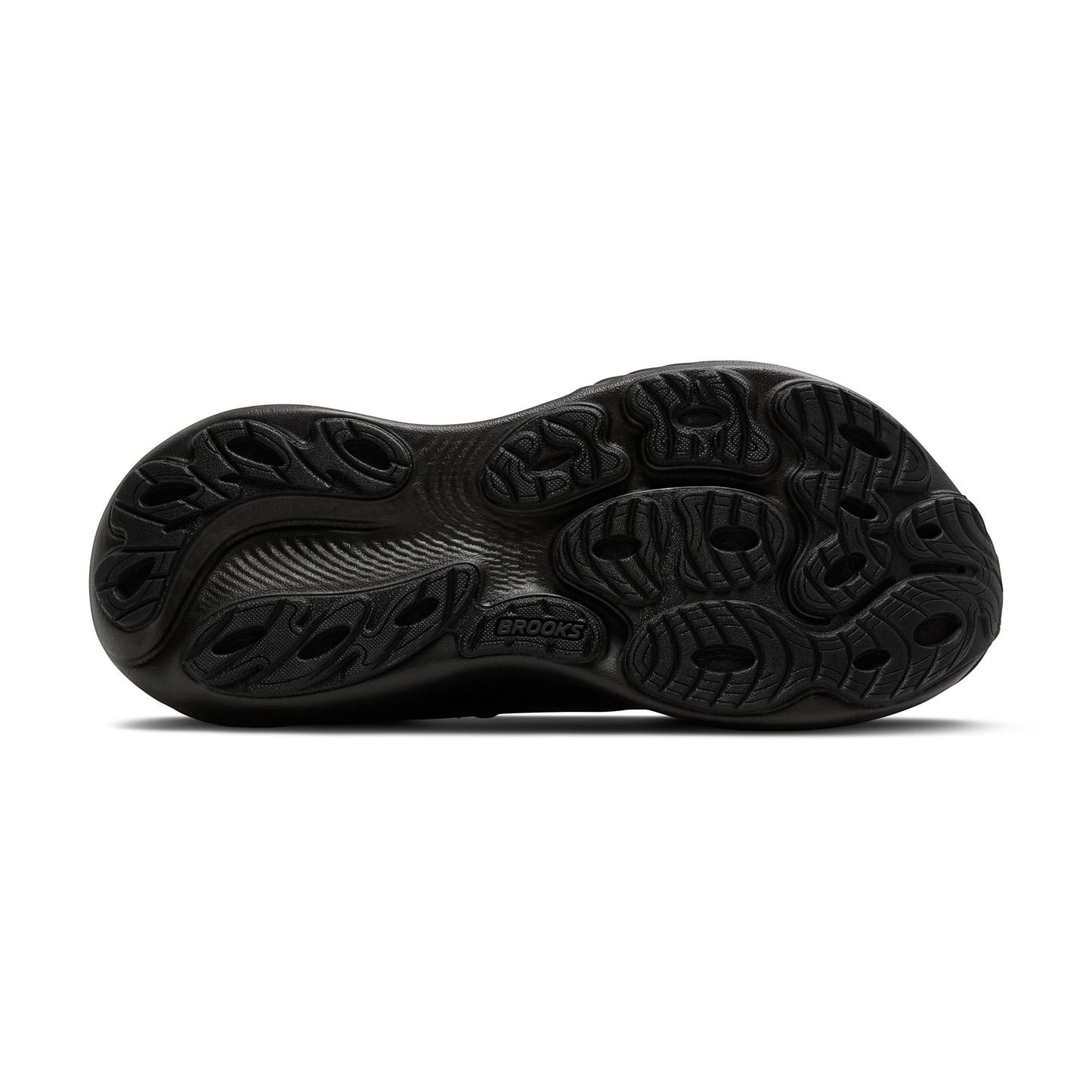 Allen's Bootery Men's Adrenaline 25 black running shoe sole with GuideRails technology