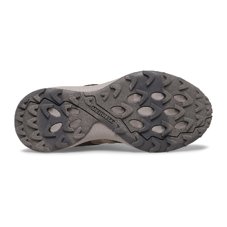 Allen's Bootery Little Kid's NOVA trail runner shoe showing the grey rubber outsole with deep traction lugs