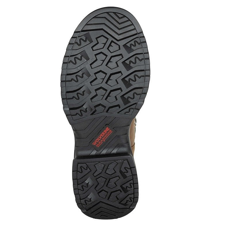 Allen's Bootery ReForce EnergyBound work boot black rubber outsole with DuraShocks traction pattern