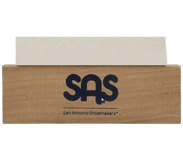 Allen's Bootery SAS suede and nubuck cleaning brush with nylon bristles and a white eraser block