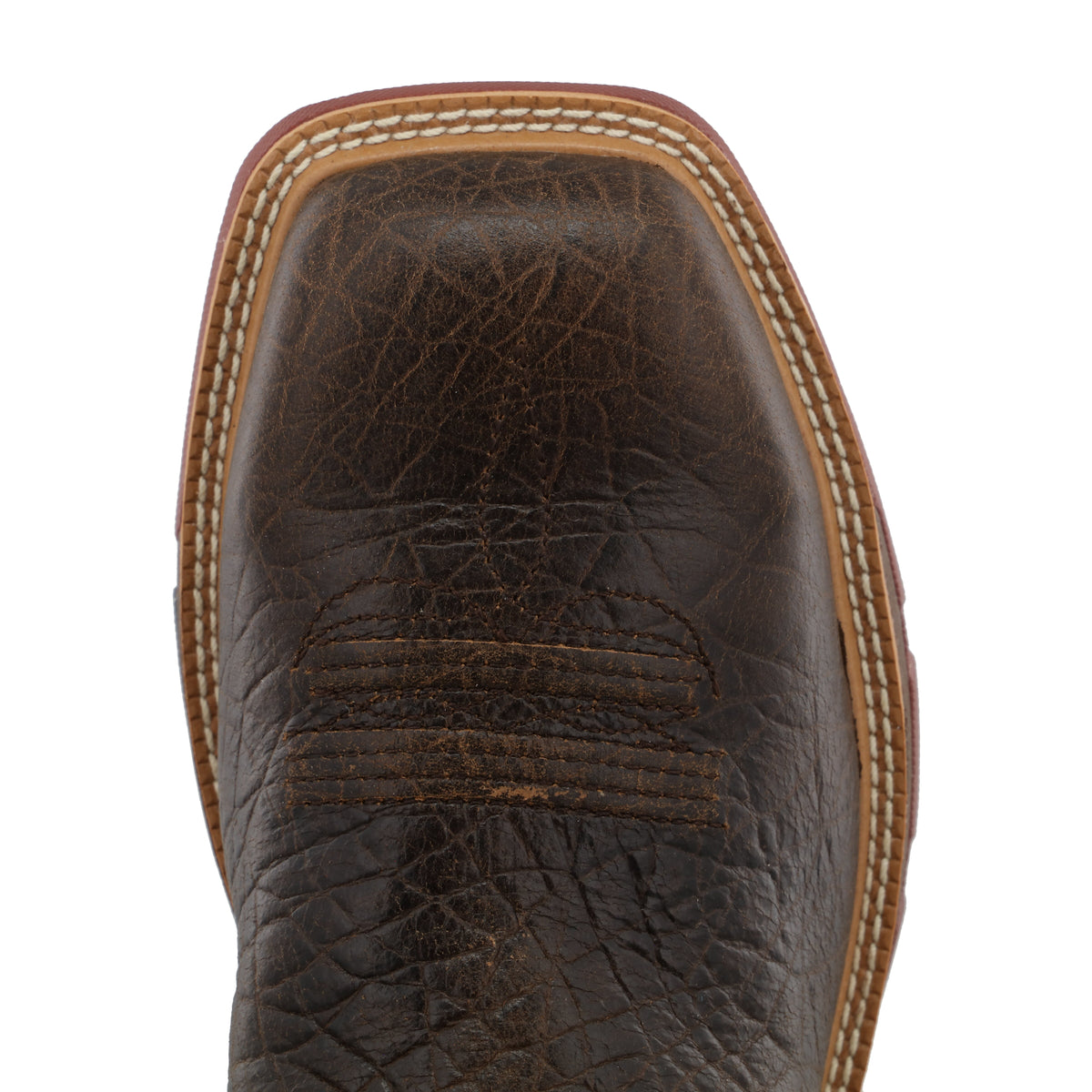 Allen's Bootery Twisted X men's chocolate brown full-grain leather western work boot with alloy safety toe
