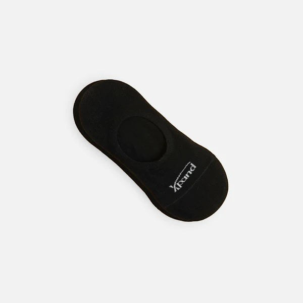 Allen's Bootery Xpand black lightweight no-show socks with anti-slip heel lock and breathable Tencel fabric