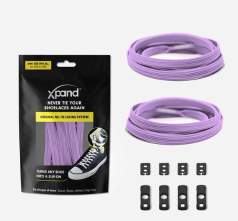 Xpand Laces Original No Tie Pastel Purple