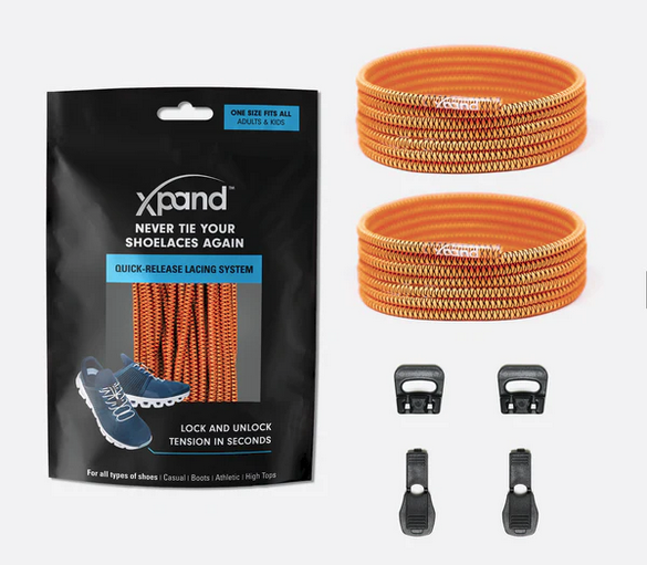 Xpand Laces Quick Release Neon Orange