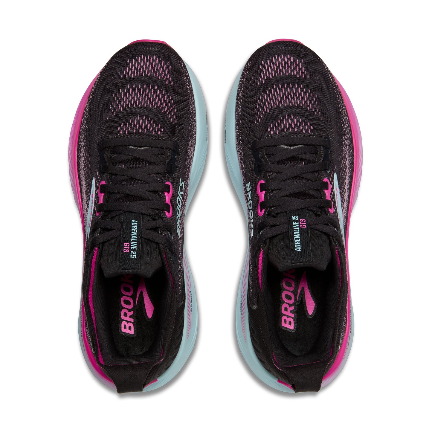 Women's  Adrenaline  GTS 25 - 064  Black/Cyber Pink/Iced Aqua