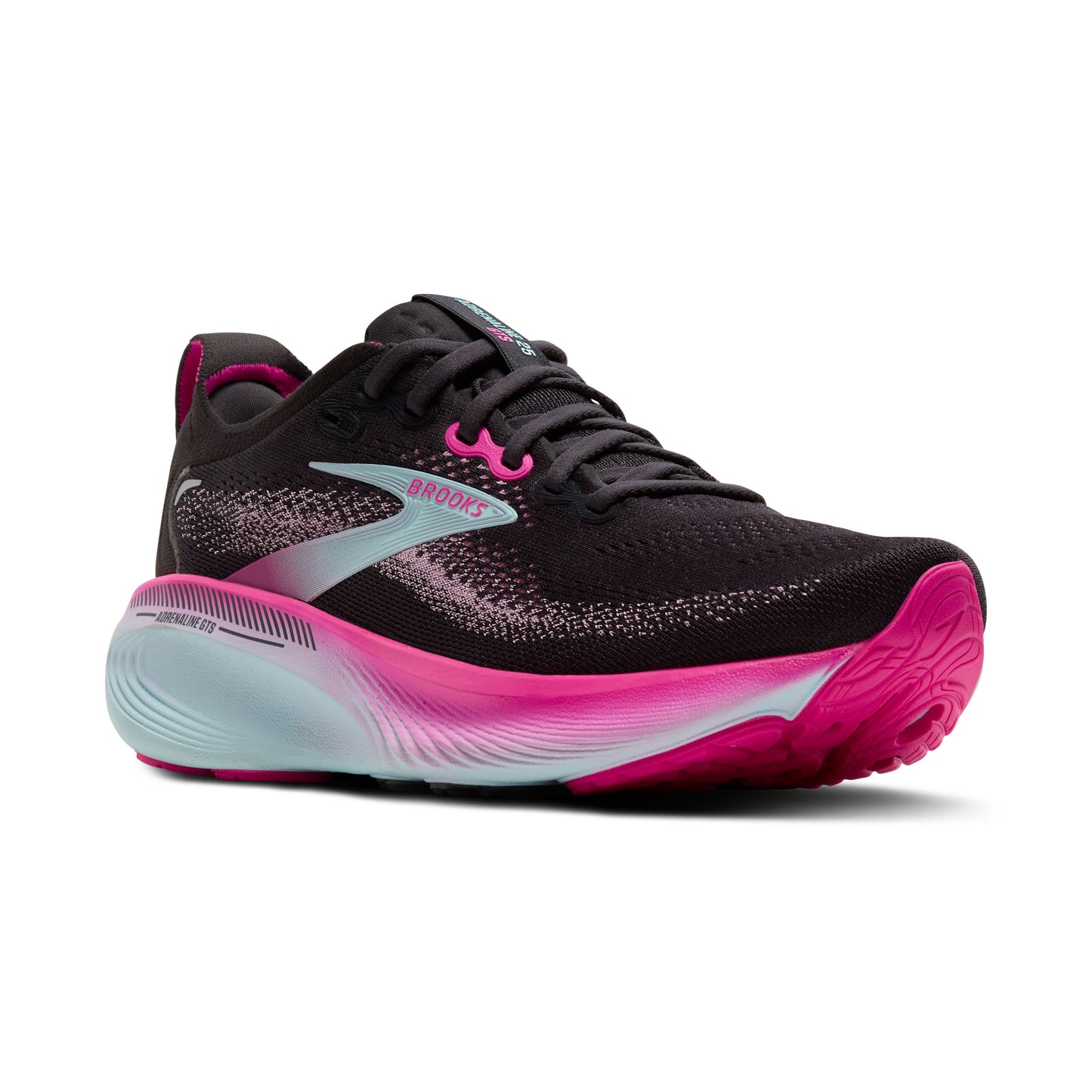 Women's  Adrenaline  GTS 25 - 064  Black/Cyber Pink/Iced Aqua