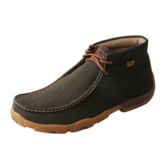 Men's Chukka Driving Moc- Charcoal