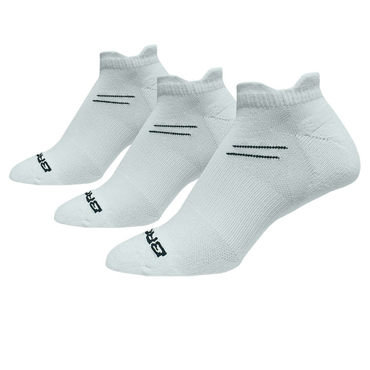 Run-In 3-Pack White Socks