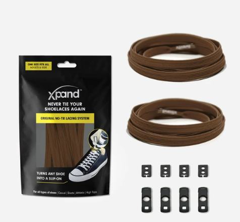 Xpand Laces Original No Tie  Dark Brown